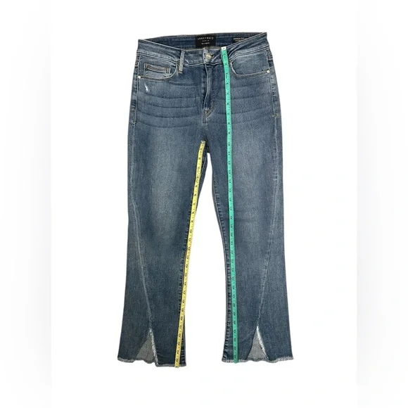 SANCTUARY Denim Connector Kick Crop Standard Rise Women Size 27 $169 MSRP NWT - Picture 8 of 11